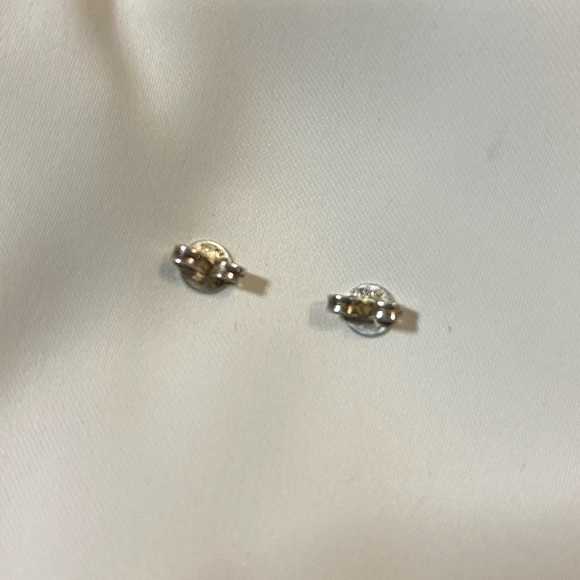 GUCCI Blind For Love Sterling Silver Dangle Stud Earrings - Picture 4 of 6